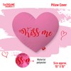 Toothsome Studios Heart Shaped Pillow Cover 15" x 15" (1,