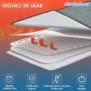 Almohadilla térmica eléctrica con temperaturas regulables Gris Marca Hysmart