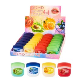 Set Hidratante De Labios Con Varias Frutas, Paquete Con                                                                                               