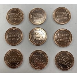 Raising Cane's Restaurants 2022 New Orleans Mardi Gras Raising Cane's Doubloon 9ct-Extra Cane's sauce free