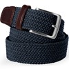 Lands' End Mens Elastic Braid Belt Radiant Navy