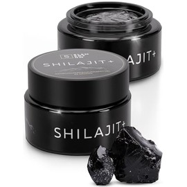 Shilajit Original Himalaya For Men - 100g (50g x2) - 82% Fulvic Acid Premium Mumijo Shilajit High Dose From Himalya Hand Harvest Including 500mg Dosing Spoon
