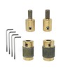Jarshtime Glass Grinder Bits 4 PCS Diamond Stained Glass Grinding