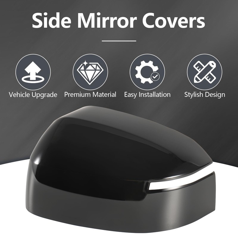 Side Mirror Covers Compatible with Hyundai Santa FE 2025 2024