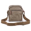 Gootium Small Canvas Cross Body Messenger Bag, Army Green