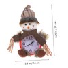 GRIRIW Christmas Snowman Alarm Clock Boys and Girls Alarm Clock