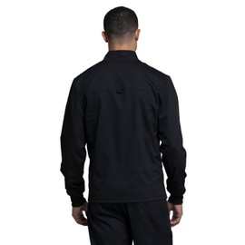 Cherokee Men warm up Scrub Jacket with Zip Front WW320, M, Black