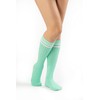 SERICI Knee Socks | 4 Pairs Cotton Striped Knee High