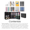 Kit De Dibujo Profesional Lápices Boceto Y Accesorios 72 Pzs