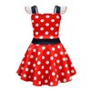 Lito Angels Minnie Mouse Dress Costume Fancy Dress with Mouse