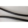 Buycelebrate Black Leather Twisted Hand Braided Rope Chain Cord String