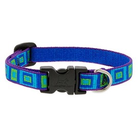 LupinePet Originals 1/2" Sea Glass 6-9" Adjustable Collar for Extra Small Dogs