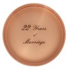 Keen Cactus Engraved Copper Bowl, 22nd Wedding Anniversary, 22 Years