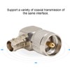 2PCS UHF Male PL-259 to BNC Female Adapter 90 Degree