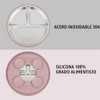 PandaEar - Platos para bebé, paquete de 2 placas de