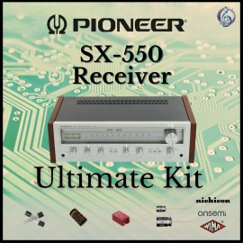 Pioneer SX-550 Receiver Ultimate Upgrade Kit Genuine Parts Restoration
