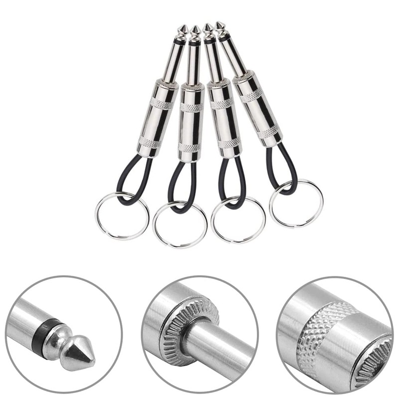 Juliyeh 5 Pcs Guitar Plug Keychains Wall Mounted Marshall Key