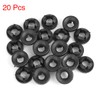 X AUTOHAUX 20pcs Car Rivet Clips Nylon Black Hood Prop