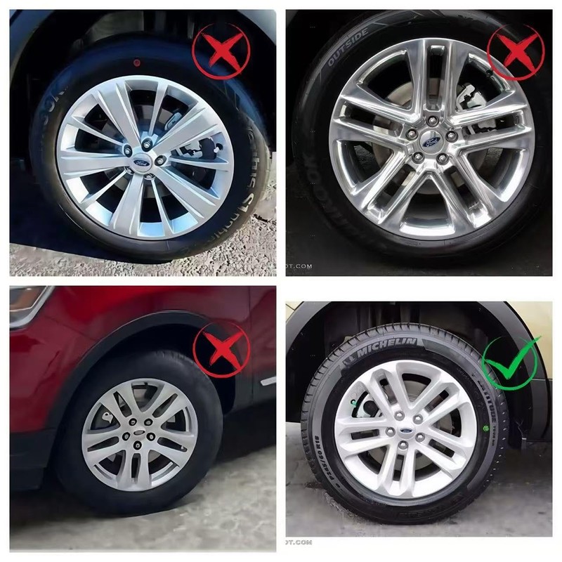 AutoBeeDen 4-Pack Wheel Skins Compatible with Ford Explorer 2011-2017, 18