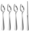 Hiware 4-piece Grapefruit Spoons and Grapefruit Knife, 18/8 Stainless Steel