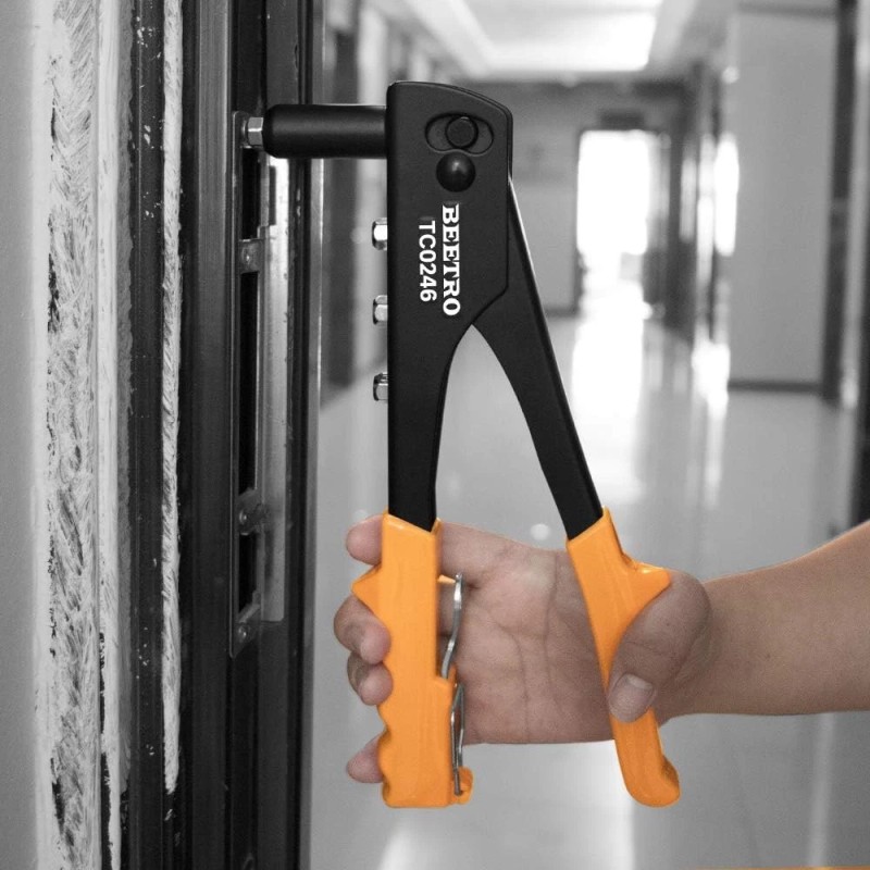 BEETRO Heavy Duty Hand Riveter, Rivet Gun, 10.5'&apo