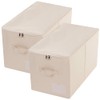 iwill CREATE PRO Pack of 2, Zip Lidded Wardrobe Storage