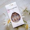 Flower Press on Nails Short Almond Glue on Nails Spring