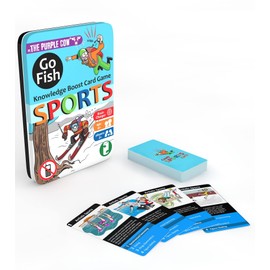 The Purple Cow Go Fish! - Sports - The Classic Card Game with a General Knowledge Boost for Kids & Families Ages 6+