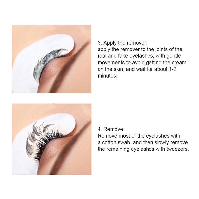 Professional Eyelash Extension Glue Removal Cream Mild False Eyelash Glue