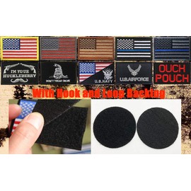 2 Pieces Military K9 Dog Police Dog Army Dog Service Dog Hook and Loop Fully Embroidered Tags Emblem Tactical K9 Patches for Attach to Dog Collar Vest Harness Clothes