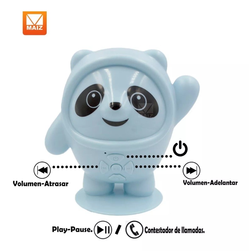 Maíz 5pzs Bocina Recargable Usb Bluetooth Portatil Kawaii