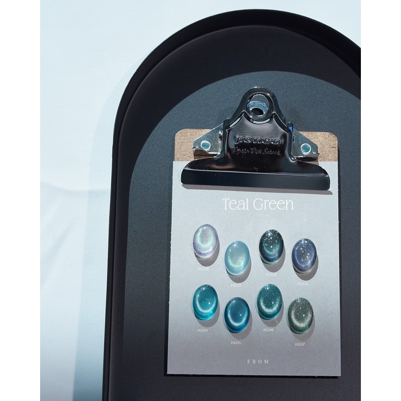 From the Nail Teal Green Magnetic Gel + 30 parts