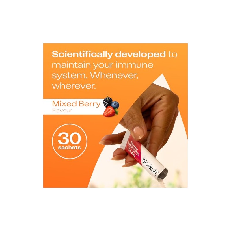 Bio-Kult Everyday Fast Dissolve Probiotic Powder for Immune System, Mixed