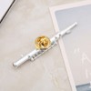 Mini Flute Shaped Musical Instrument Brooch Pin Accessory for Gift