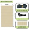 Junflying 90% Shade Cloth 12x24 FT, UV-Resistant, Breathable Sun Shades