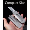 Tenchilon T4 Compact Retractable Box Cutter Utility Pocket EDC Knife