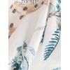 NEXT Pull-On Linen Shorts, Ecru Safari Print