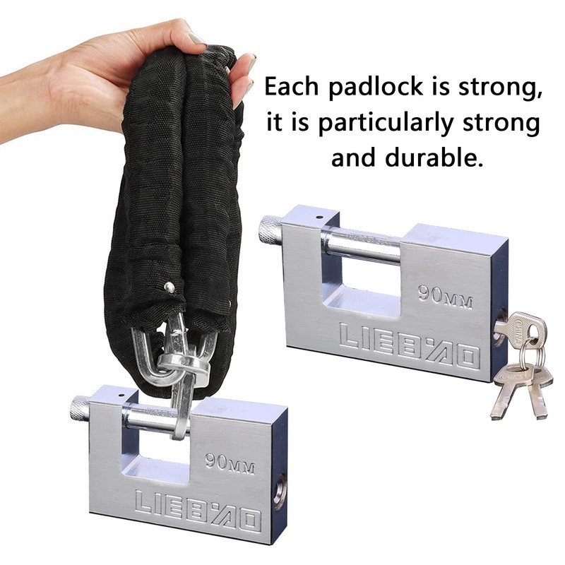 Heavy Duty Heavy Duty Rectangular Container Garage Shed Padlock with