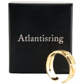 Berk - Inner Worlds Esoteric Men's Size Gold-Plated Atlantisring