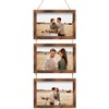 Rexllon 5x7 Wall Hanging Picture Frames Collage with 3 Opening