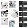 5-Piece Set Steam Cleaner Cleaning Brushes, Black Steam Mop Brush