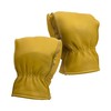 American Made Cowhide Leather Pile Lined Chopper Mitt Gloves ,
