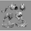 UNPAINTED He-Man Masters of the Universe Cringer Battle Cat 3d