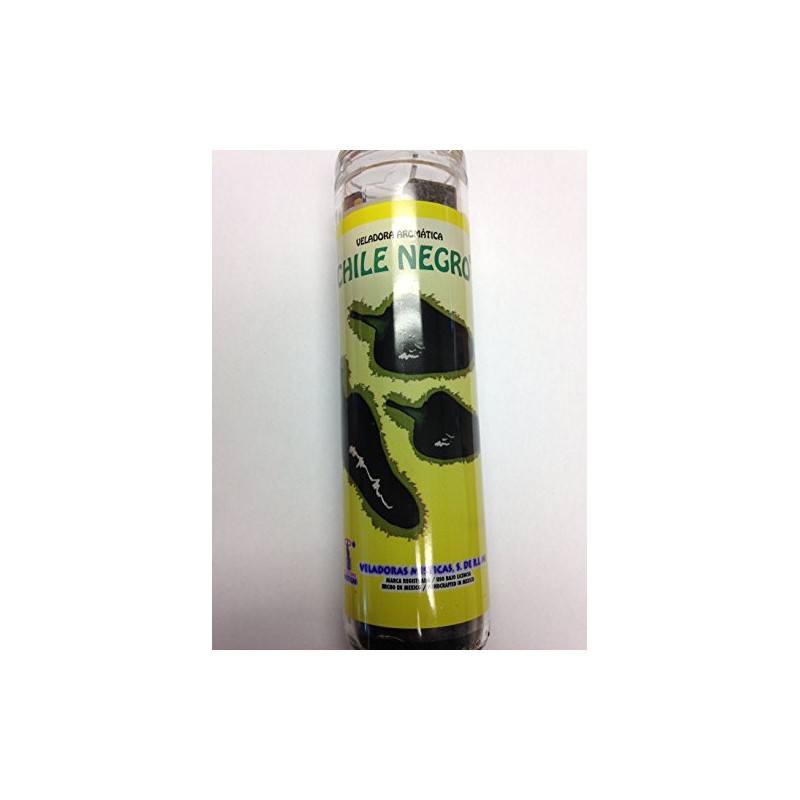 Black Chili (Chile Negro) 7 Day Prepared Scented Black Candle