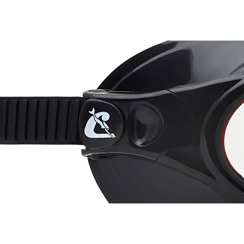 Cressi Cobra Goggles Black/Frame Black Red