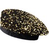YeeHeen Women Bling Beret Hats Sparkly Sequin Glitter Beanie Hat