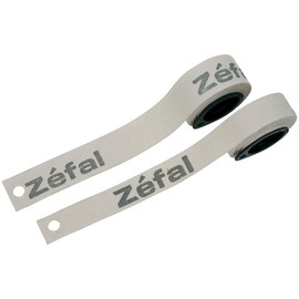 Zefal 9104 Cotton Rim Tape, 0.9 inch (22 mm) Wide, 6.6 ft (2 m) Rolls, (Pair), High Pressure Compatible, White