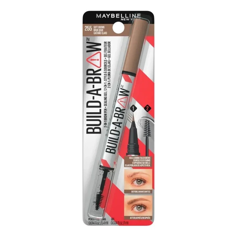 Plumón Y Gel Sellador De Cejas Maybelline Build A Brow
