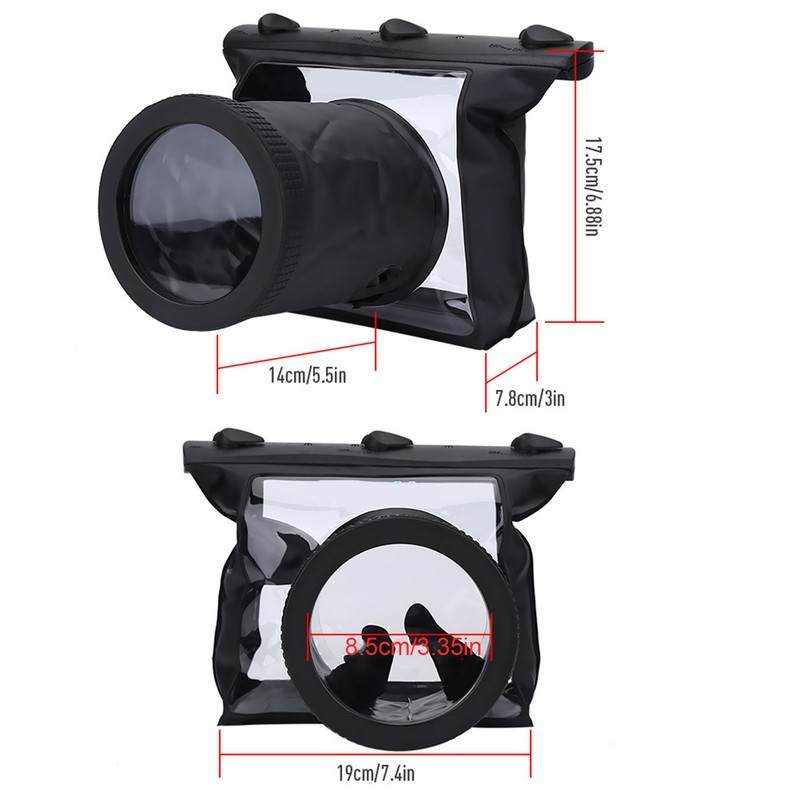 Waterproof HD Underwater Housing Case Dry Bag Pouch for Canon