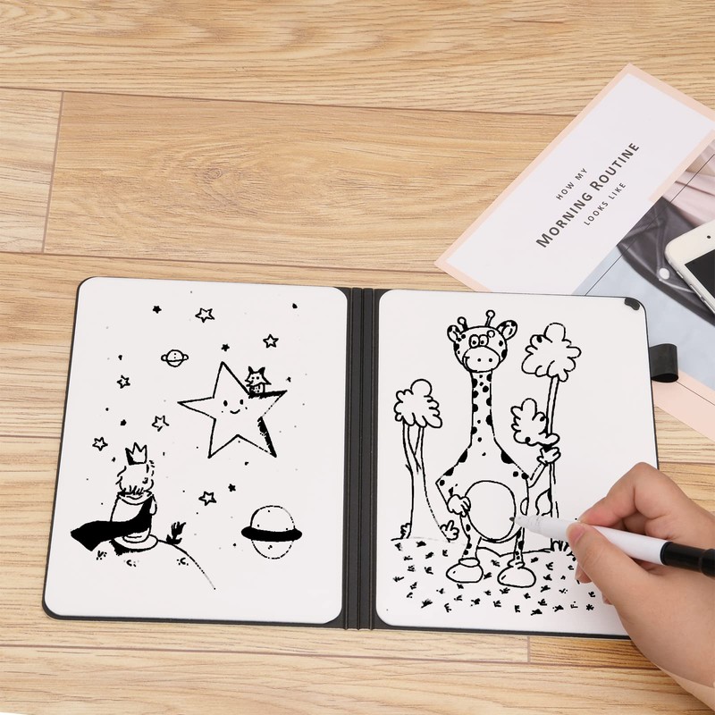 MerryNine Dry Erase Board, Portable Writing Pad, Memo Board, Kids